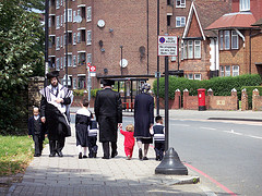 Hasidic Jews in Hackney